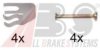 A.B.S. 0229Q Accessory Kit, brake shoes